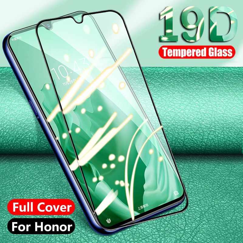 19D Protective Glass For Huawei honor 10 20 Lite 10i 20i 20E Tempered Screen Protector On Honor 8X 8A 8C 8S 9A 9C 9S Glass Film