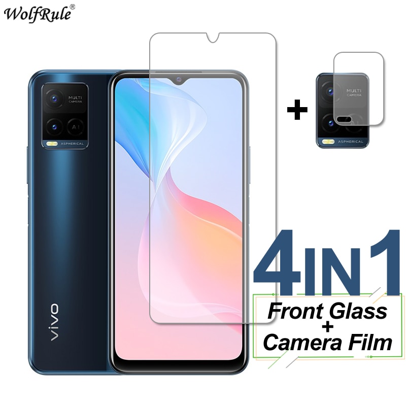 Glass For ViVo Y21 Y33S Y21S Y75 Y33T Y33e Y53S Y73 Y72 Screen Protector Tempered Glass Protective Phone Camera Film ViVo Y21