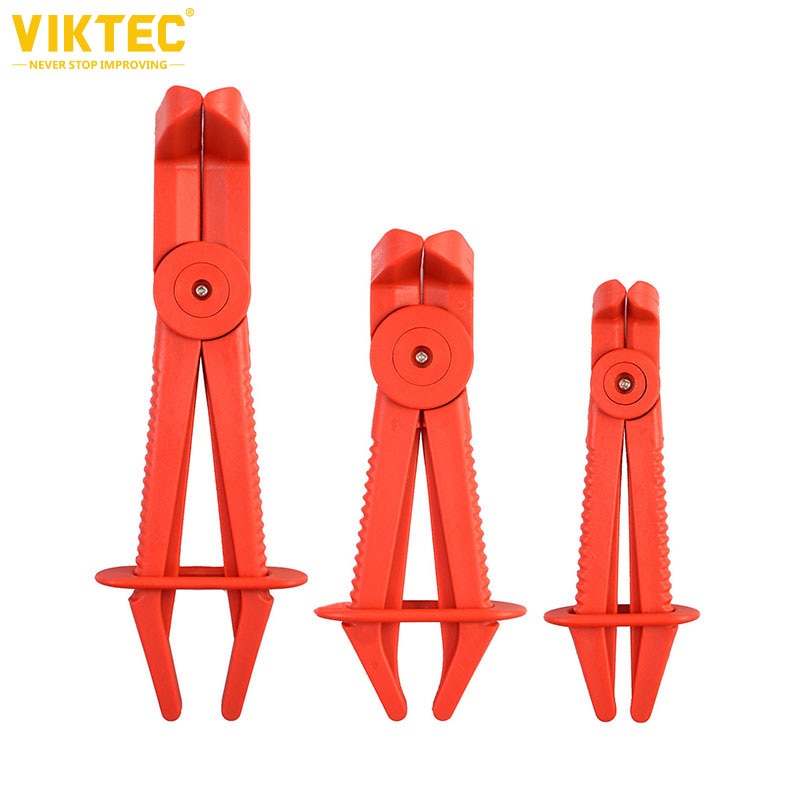 VT01147 Hose Clamp Pliers for Fuel Hoses 3PCHose Pinch-off Pliers Angled Calipers 3 in 1 Clamps Set Nylon Hose Pinch Off Pliers