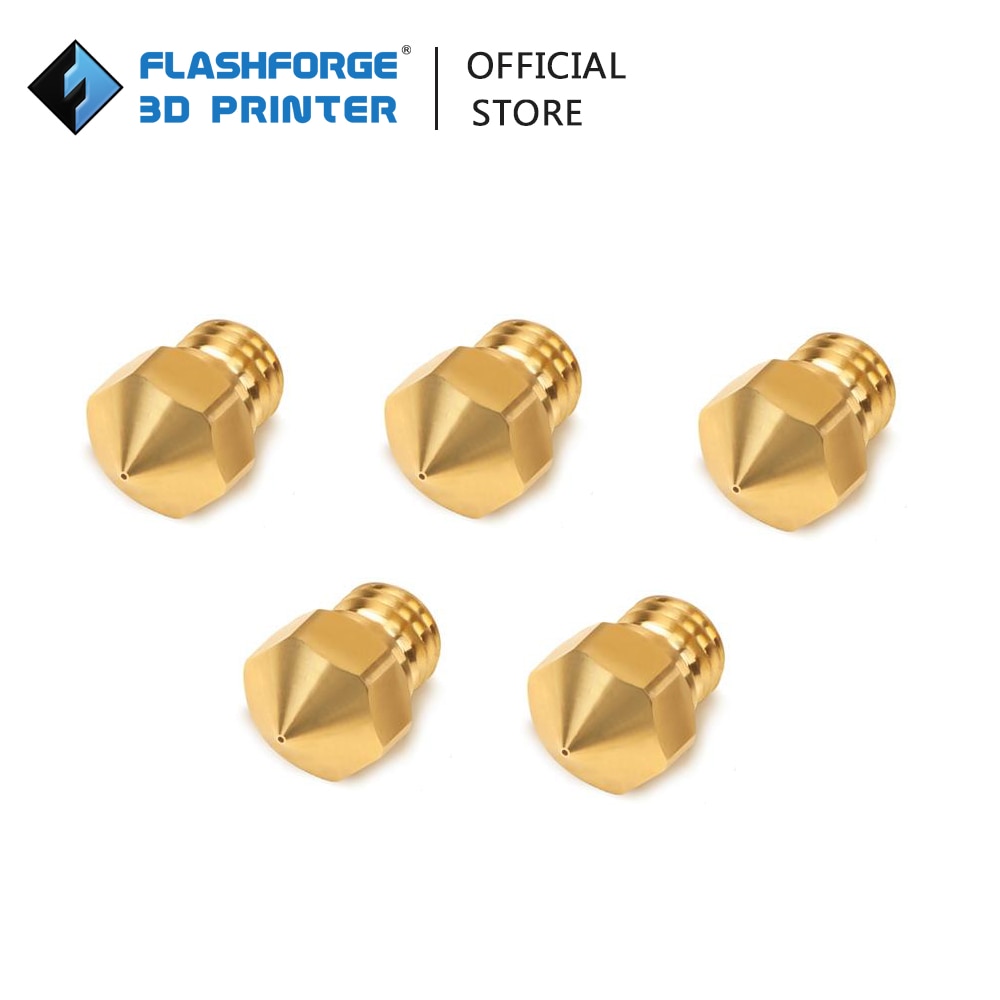 Flashforge 3D Printer Extruder Nozzles Set 0.4mm For Flashforge Dreamer/Creator Pro/Finder/Inventer 3D Printer Accessories