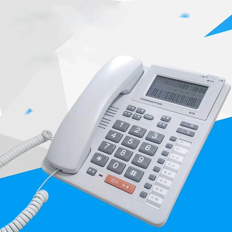 Corded Telephone, Home Landline Phone with Speakerphone & Caller ID, Corded Telephone Clear Sound for Home/Office/Hotel