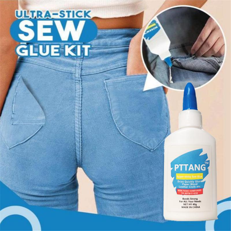 New Universal Ultra-Stick Sewing Glue Kit Leather Safe Stitch Liquid Sewing Solution Kit Instant Fabric Adhesive Quick Dry Glue