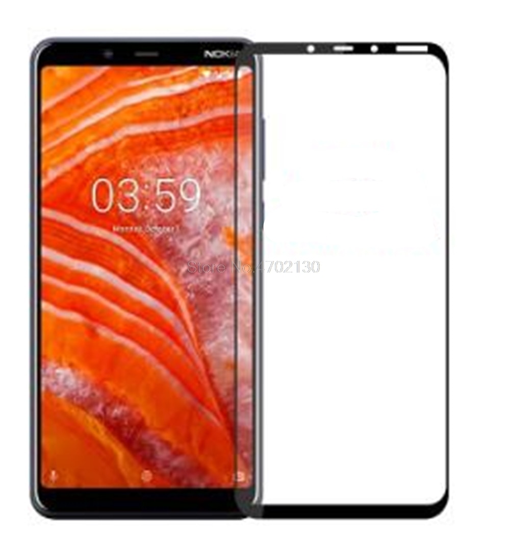 Full Cover Protective Glass for Nokia 3.1 Plus Protective Tempered Glass for Nokia 3.1 Plus Screen Protector Full Cover