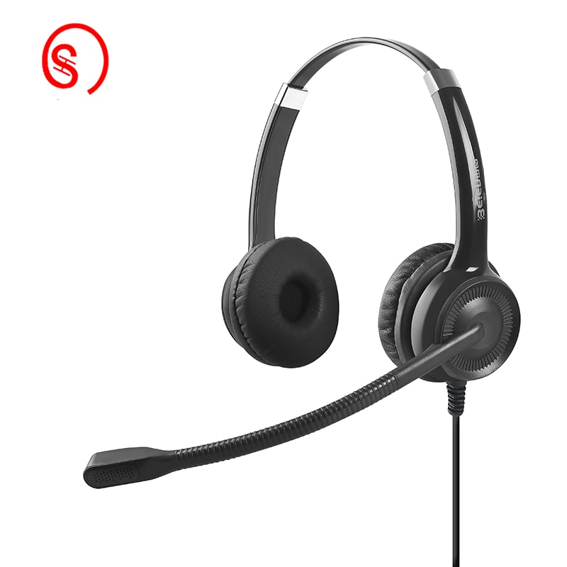 CS12 call center headset,ENC Noise Reduction，Comfortable communication office，For desktop computers/cell phones/IP phones