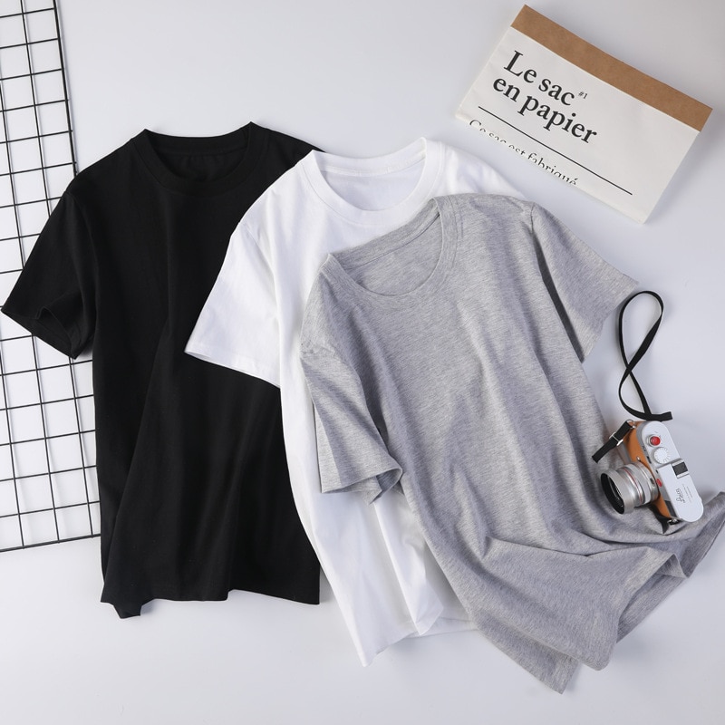 The fashion leisure breathable couples round collar short sleeve