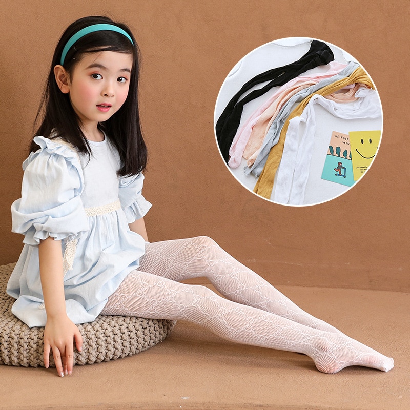 2021 Ins New Fashion Baby Girls Legging Thin Soft Girls Dancing Leggings Fashion Flower Legging