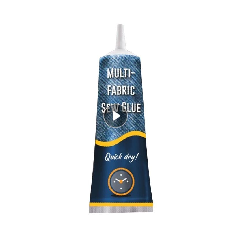 Repairing Clothes Clear Strong Adhesive Glue Fabrics Cotton Denim Textile Cotton 50ml Multifunctional Sew Glue Liquid Sewing