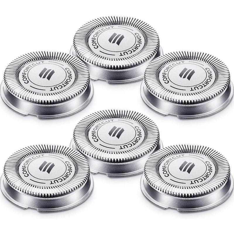 6 Packs SH30 Replacement Head Shaver Replacement Heads Compatible for Electric Shaver Series 1000, 2000, 3000