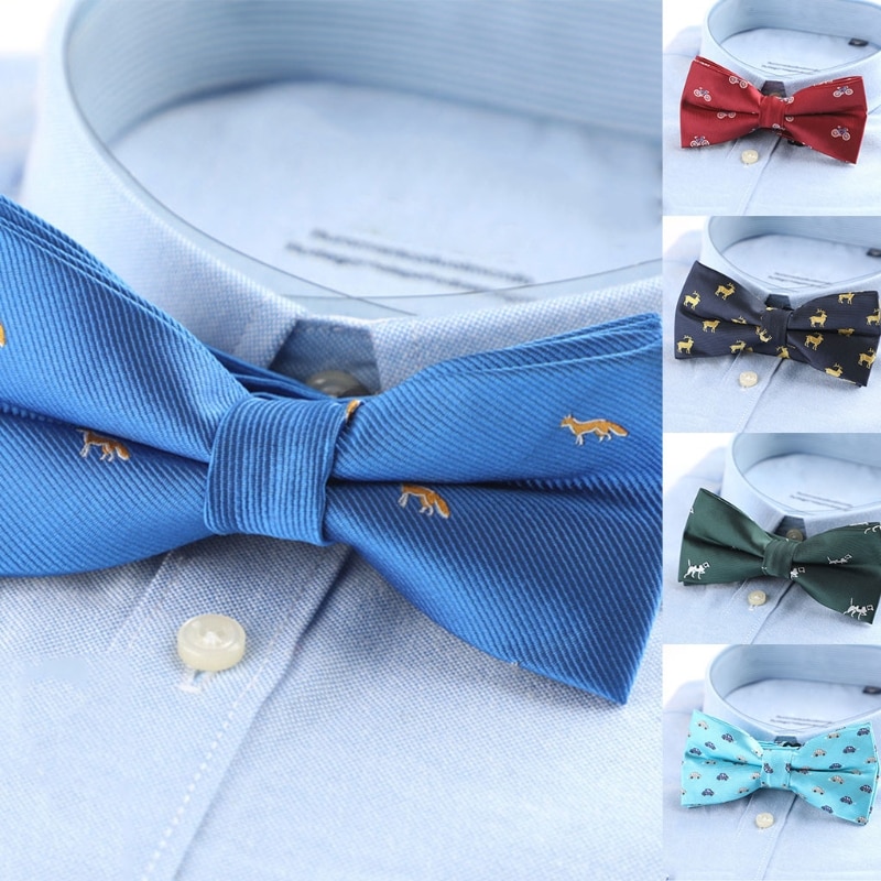 Men's Bow Tie Formal Business Ties Handmade Woven Bowties Fashion Textured Comfortable Classic Dressing Accessories