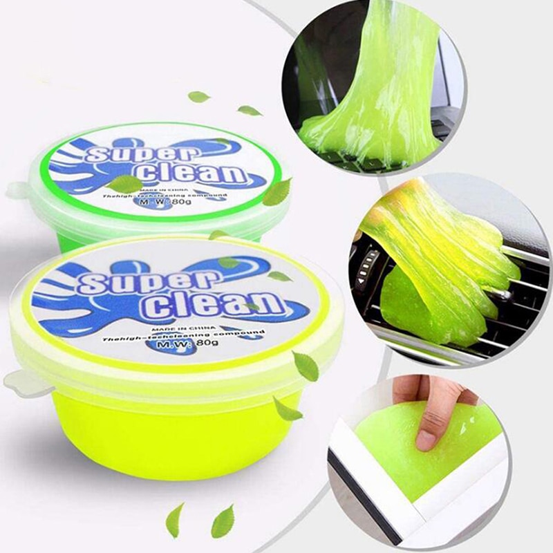 60ml Clay Dust Keyboard Cleaner Slime Toys Cleaning Gel Car Gel Mud Putty Kit