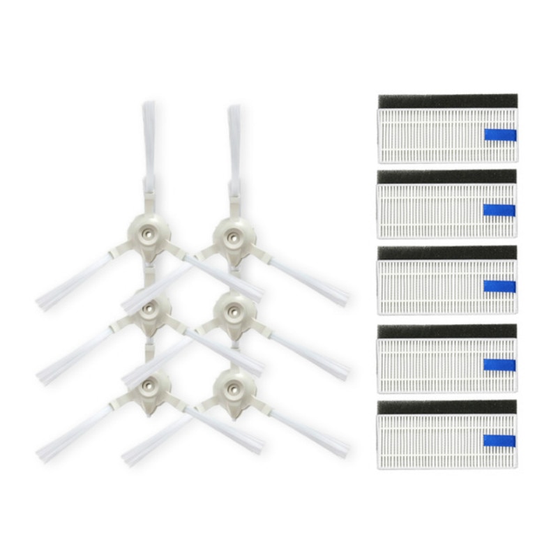 Robot Vacuum Cleaner Side Brush HEPA Filter for Rowenta EXPLORER Series 75 Robotic Vacuum Cleaner Parts Accessories