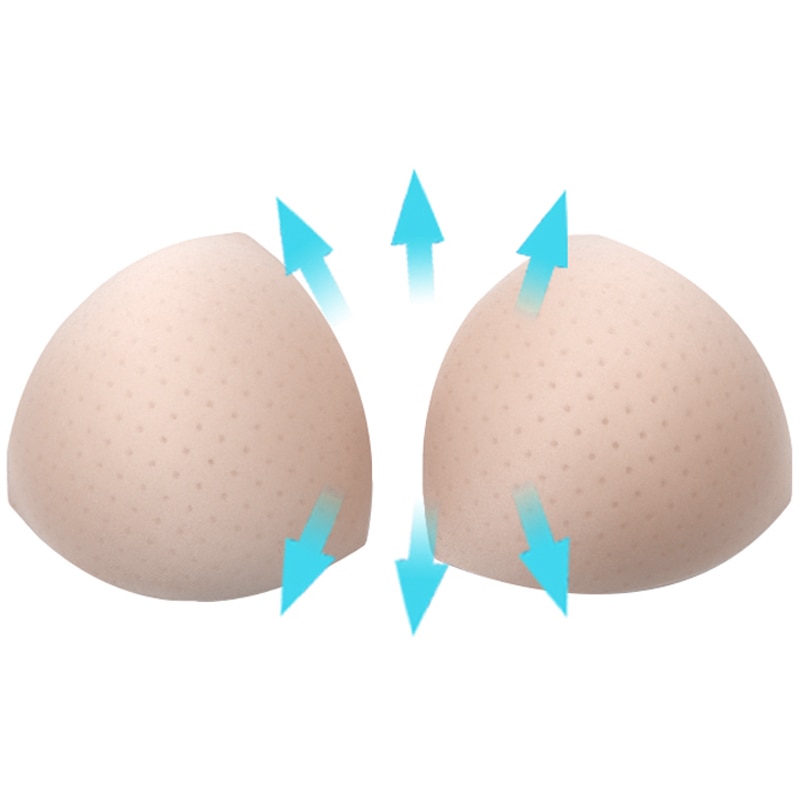 1/2/3/4Pair Removeable Breathable Triangle Sponge Push Up Bra Pads Breast Enhancer Bra Padding Cups for Swimsuit Bikini Inserts