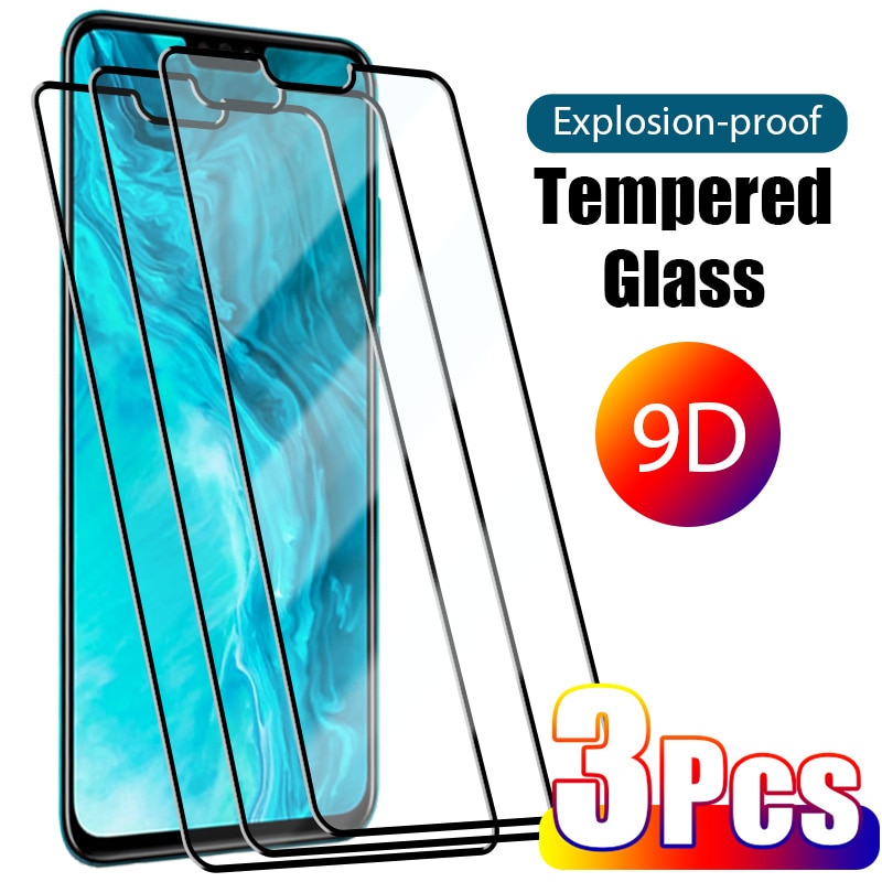 3PCS tempered glass for Honor 30 20 10 10X 9 9X Lite Pro screen protector for Honor 30i 20e 10i 20i 8X 7X 9C 8C 9A X10 5G glass