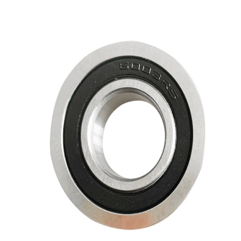 1PCSFlange with ribs deep groove ball bearing F6202RS bulldozer trolley bearing F20MMx35MMX20MM