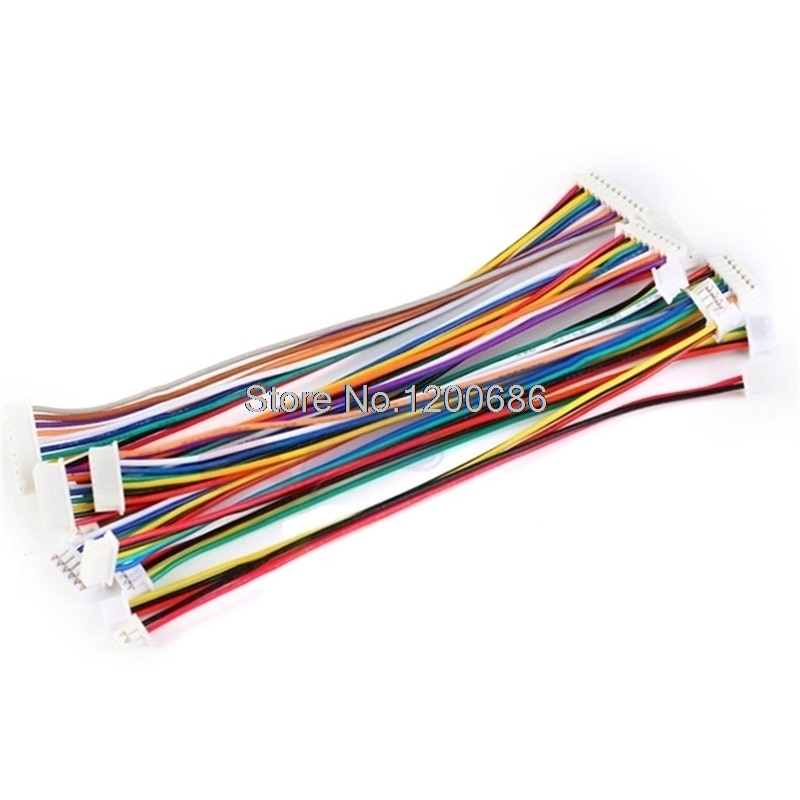 10pieces 9 Pin JST ZH 1.5 ZH1.5 1.5mm Female Female Double Connector with Flat Cable 150MM Same direction