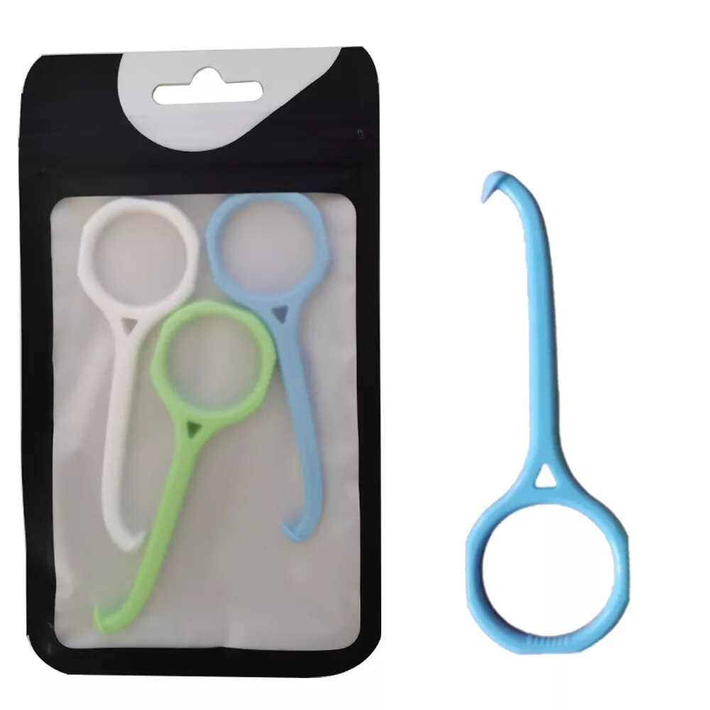 3pcs/pack Aligner Remover For Orthodontic Braces Invisalign Removable Braces Removal Elastic Hook Portable Oral Care Tools