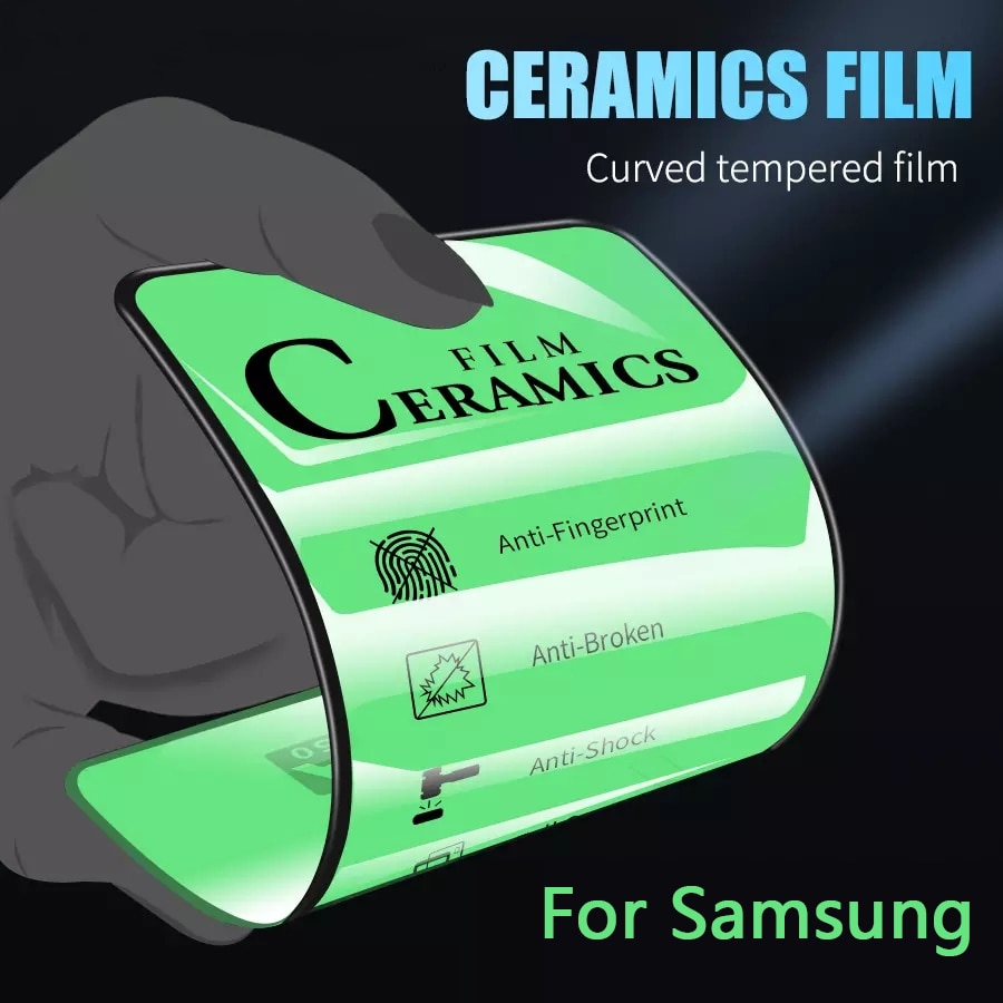 For Samsung A31 A30 A20S A20E A202F A202K A10E A10S A01 A11 A21S A31 Plus Ceramic Film Full Cover Protective Glass 9D Protector