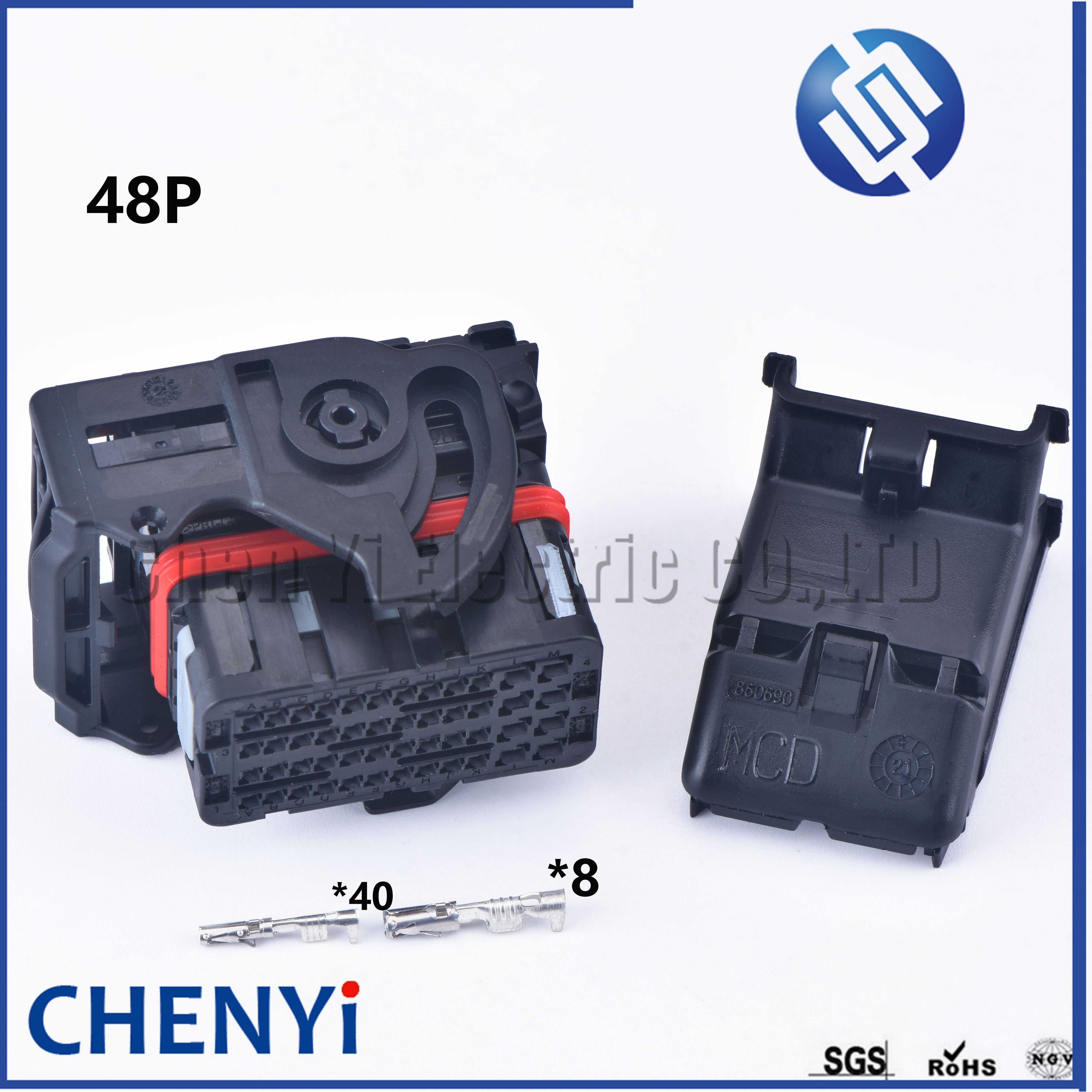 Molex 48 Pin way CMC Receptacle Left Wire Output ECU plug automotive central contral system wire harness Connectors 643201311
