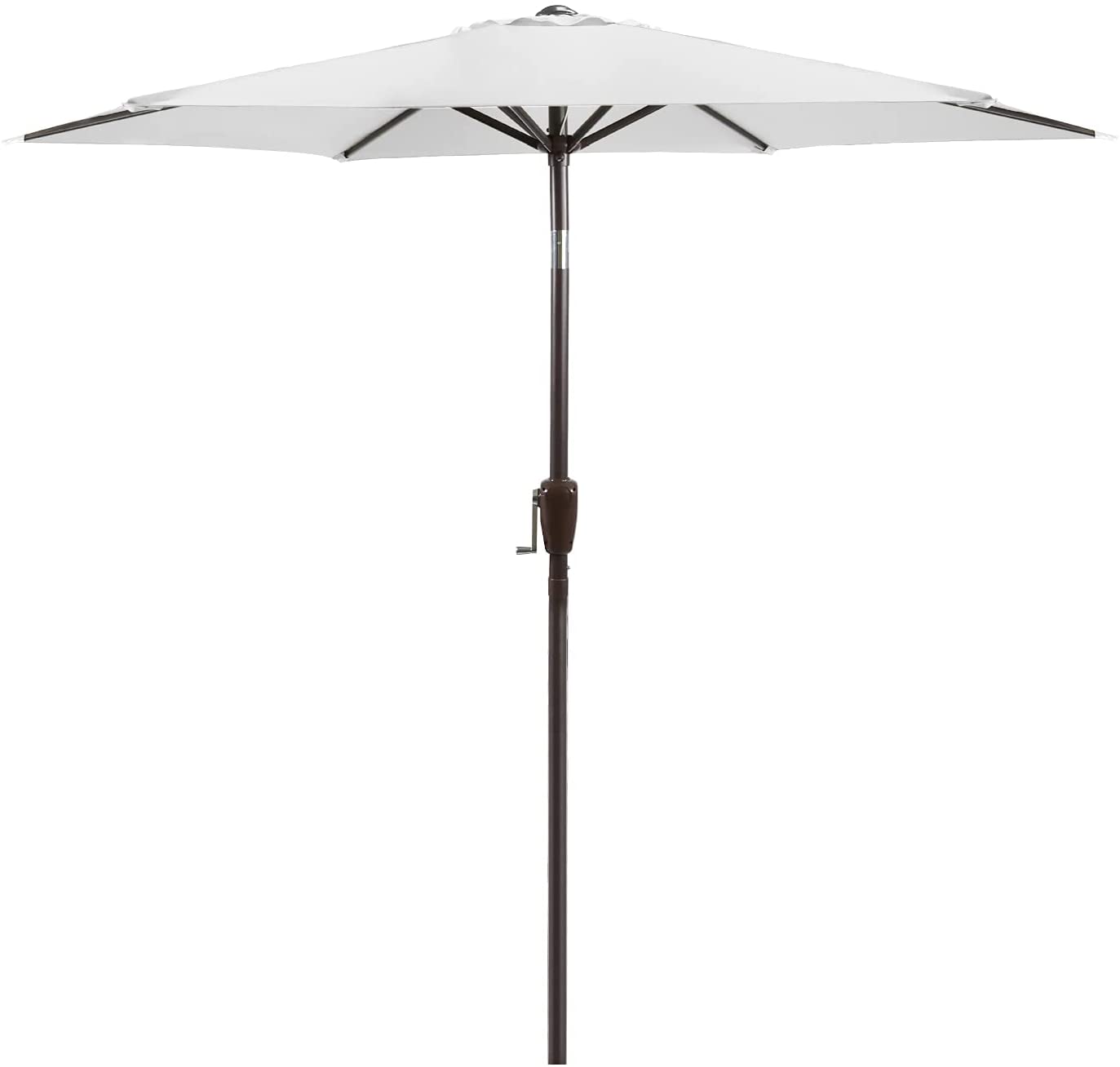 Patio Umbrella Market Umbrella with Push Button Tilt/Crank 7.5'