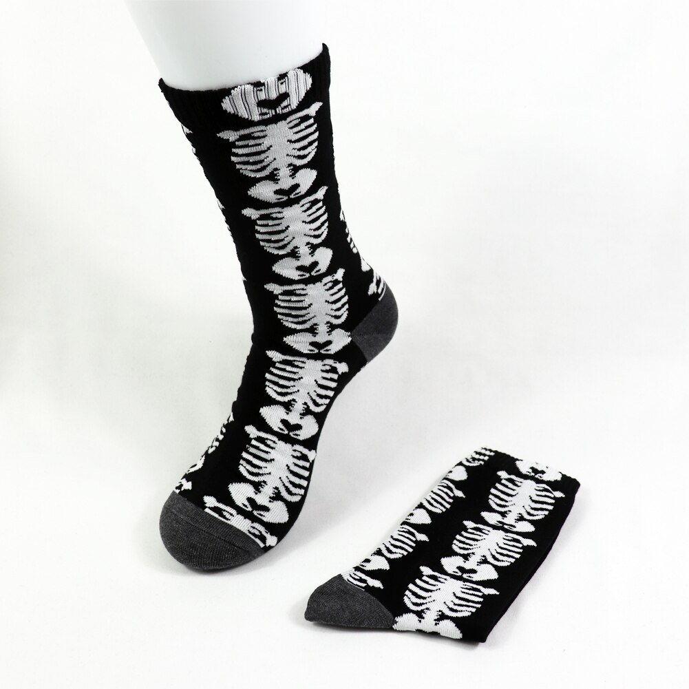 Kemono Jihen Kabane Kusaka Skeleton Logo Movement Casual Cotton Socks