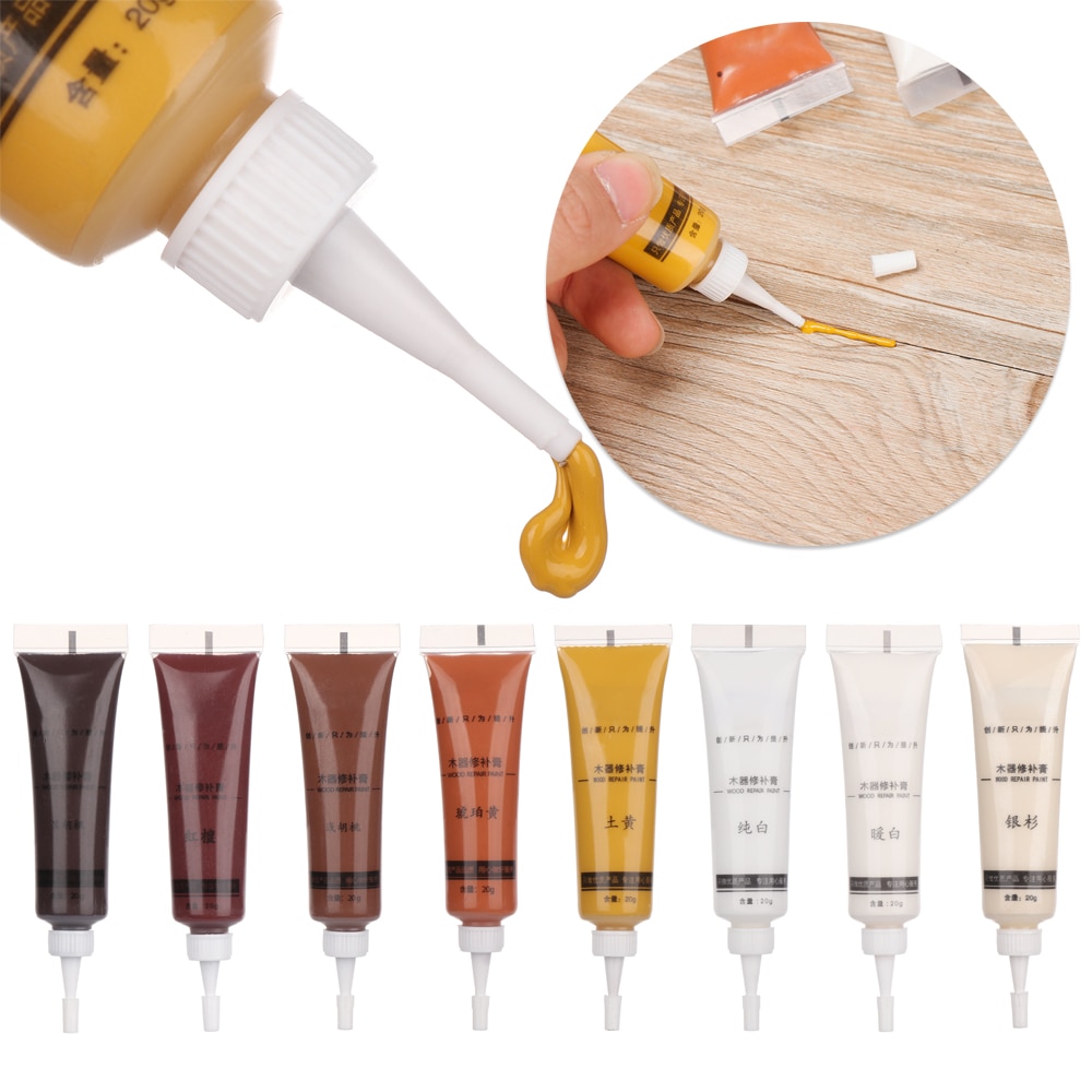 DIY Wood Product Scratch Filler Remover Marker Pen Cream Wax Repair Polymer Resin Fast RepaiFurniture Touch Up Tool Set