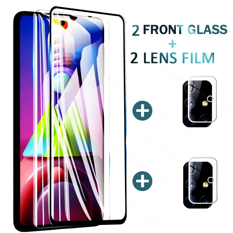 4 in 1 Protective Glass For Samsung Galaxy m51 Tempered Glass Samsung M 51 SM-M515F 6.7" 51M Camera Lens Film Protector Gla