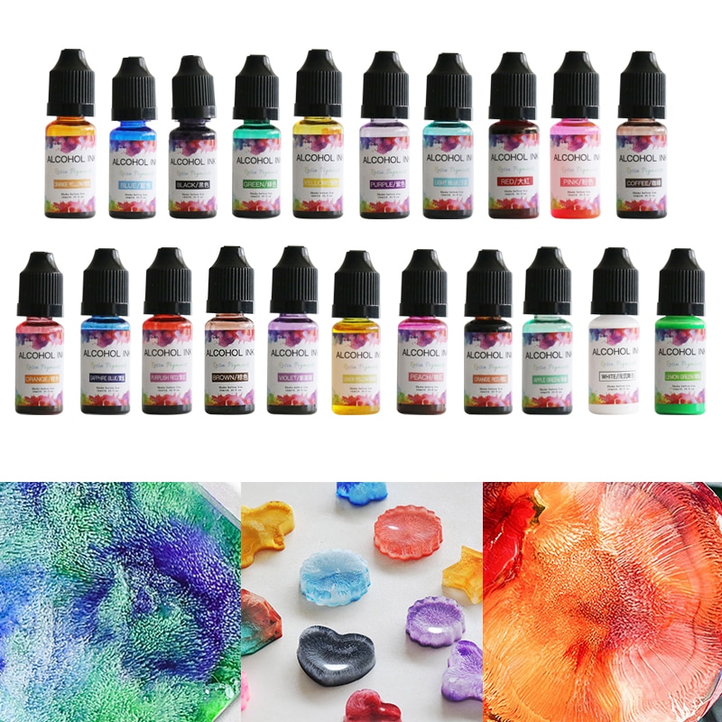 Color Liquid Pigment Epoxy Resin Color Tint UV Resin Colorant Dye Liquid Colorant Epoxy Resin Mold For Resin Jewelry Making