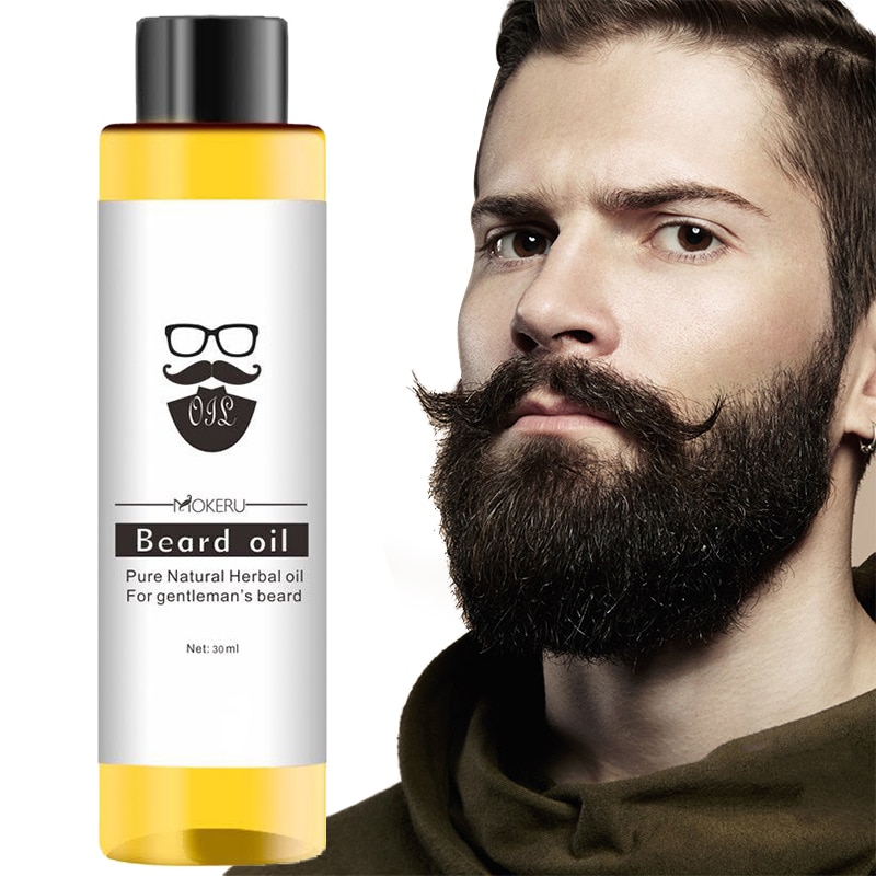 30ml Beard Oil Grow Beard Thicker & More Full Thicken Long-lasting Moistur Hair Beard Oil For Men Beard Grooming Beard Care 