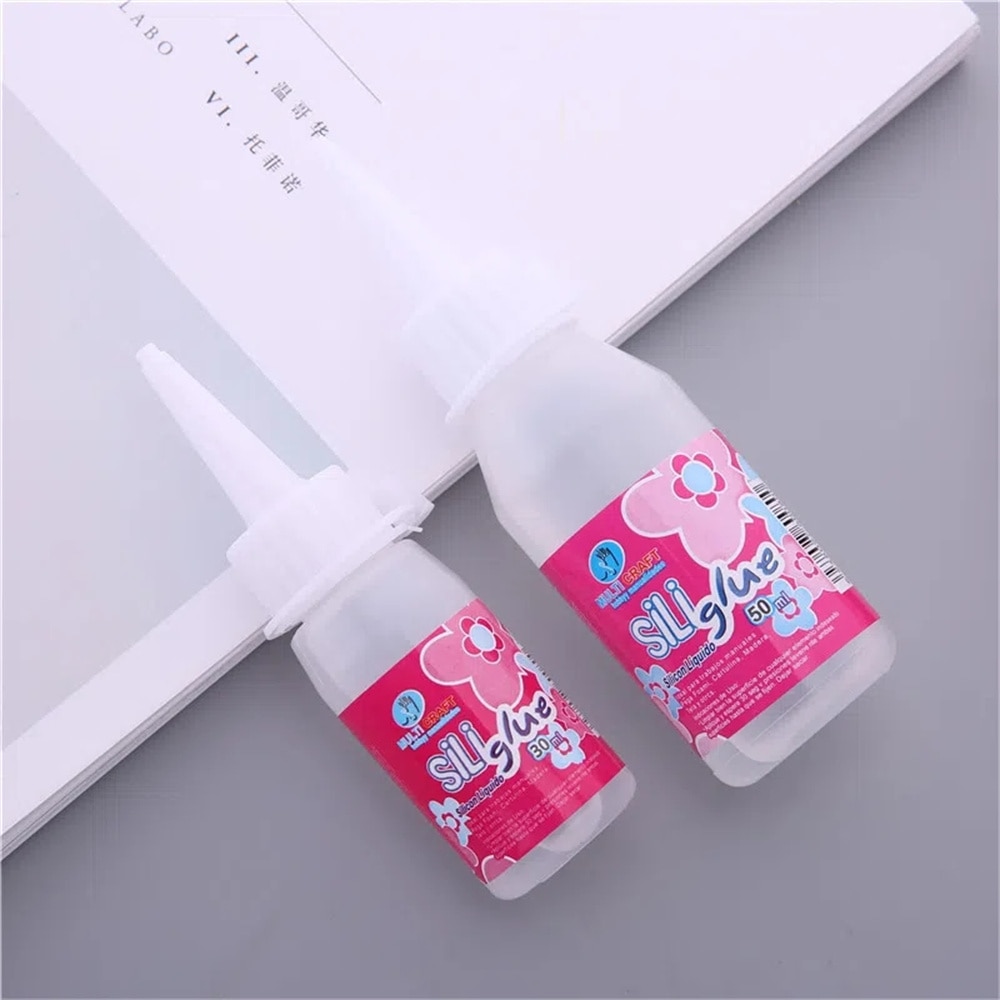 30ML / 50ML Liquid Silicone Glue Paper Sticker Crafts DIY Children Student Handmade Tool Home Adhesive Office School Stationery