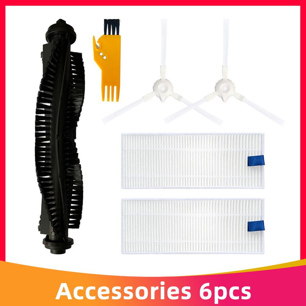 Replacement of Hepa Filter Main Brush Mop Rag Cloth Side Brush For 360 S6 Robotic Vacuum Cleaner Spare Parts Accessories