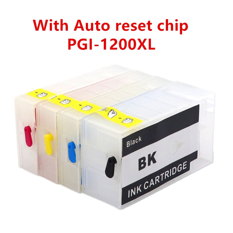 Refillable PGI1200XL PGI-1200 PGI1200 empty refill Ink Cartridge For Canon MAXIFY MB2020 MB2120 MB2320 MB2720 PGI 1200 XL 1200XL