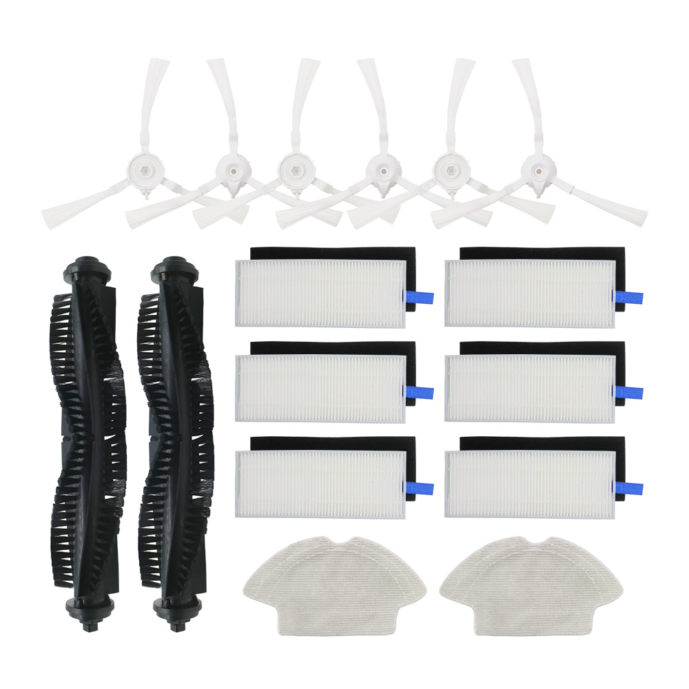 Main Brush Roll Brush Side Brush Mop Cloth HEPA Filter For 360 S6 Robotic Vacuum Cleaner Spare Parts Accessories