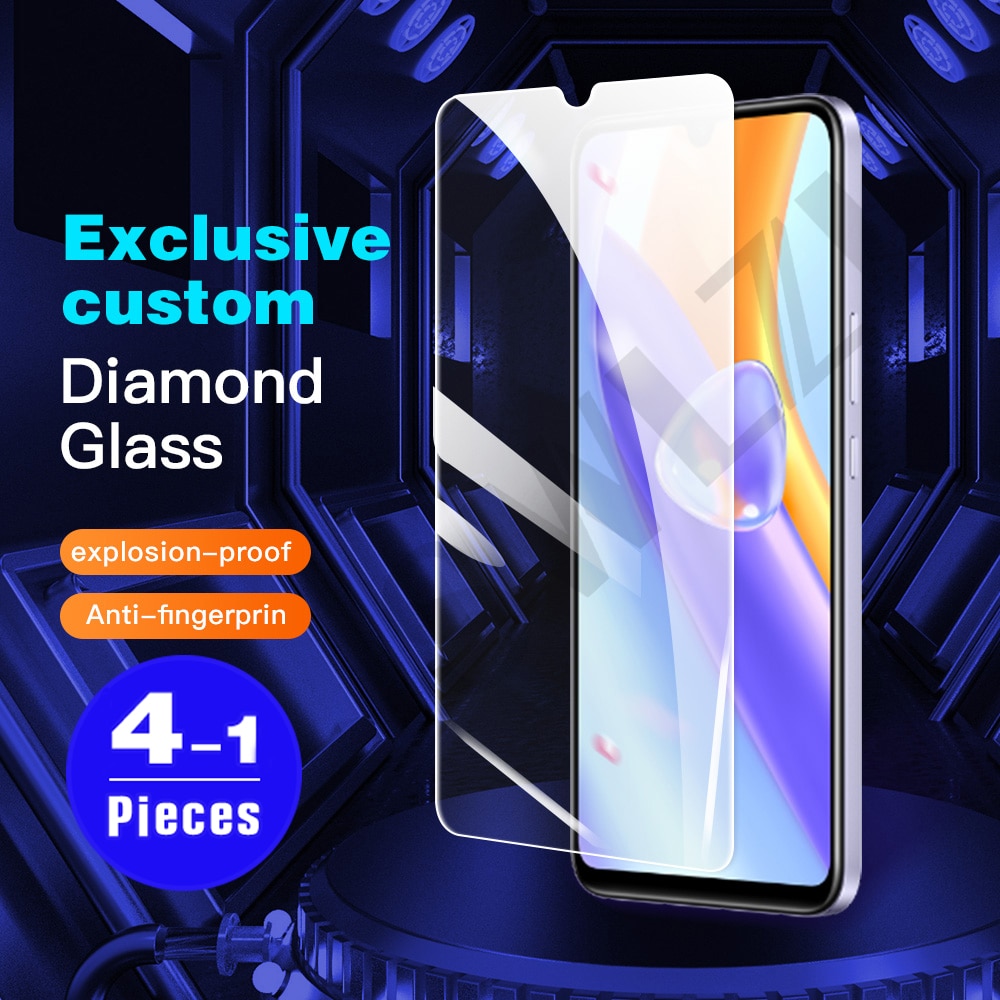 1-4Pcs for Honor X10 Max Play 5 5T Youth 4 4T pro 3 3E 9X lite 9A 9C 9N 9i Tempered glass protective film phone screen protector