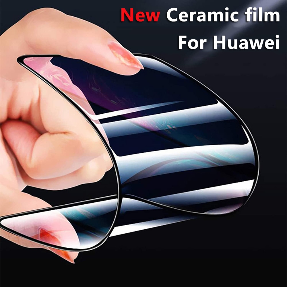Ceramic protective film for Huawei Nova 3 3i 4 5i 5Z 5T pro 6 7SE P Smart 2021 full cover screen protector Toughness Anti-broken