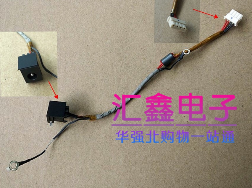 DC Power Jack with cable For Toshiba M300 M301 M302 M305 M306 M307 M309 laptop DC-IN Flex Cable