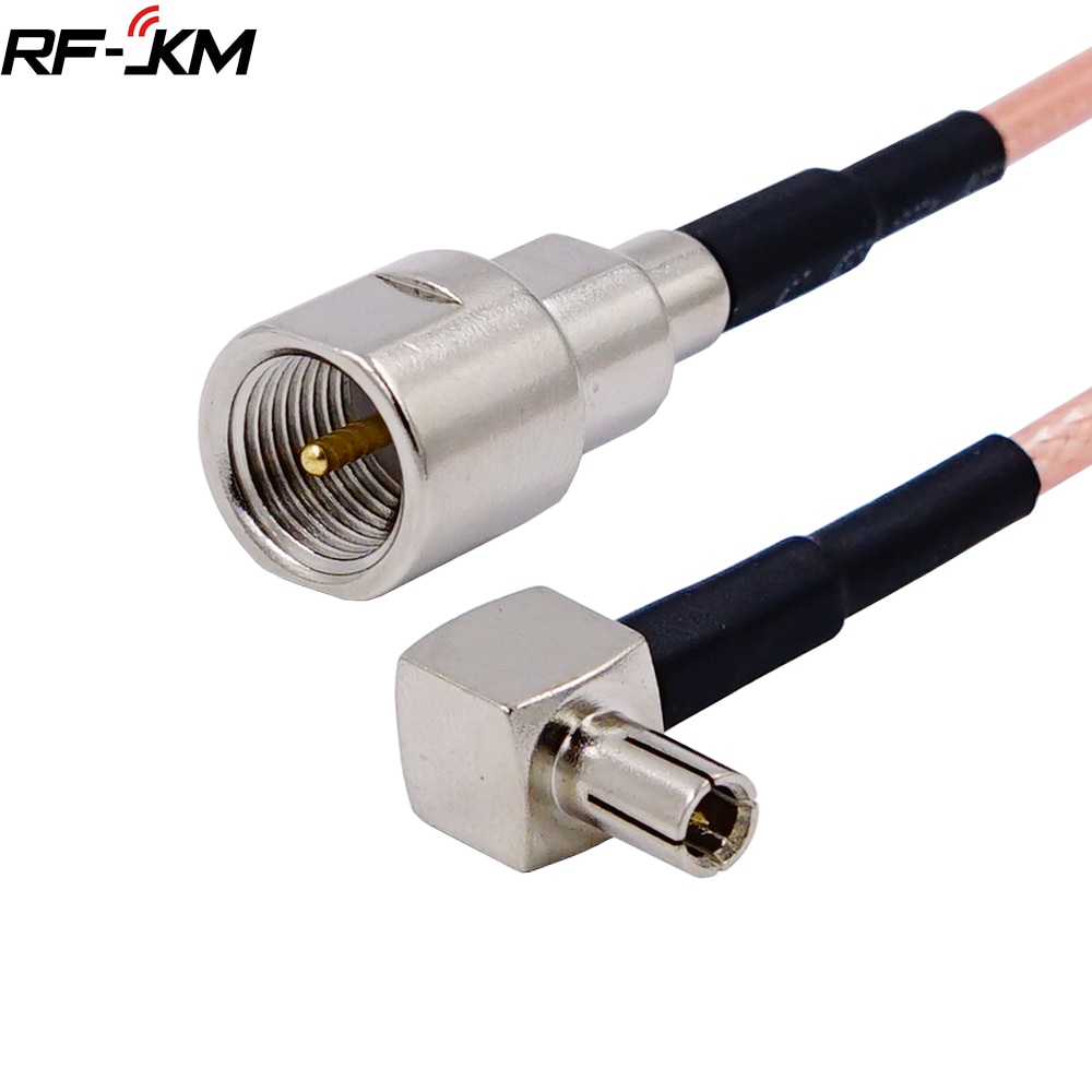 FME Male Plug To TS9 Right Angle Connector RG316 Pigtail Cable Adapter