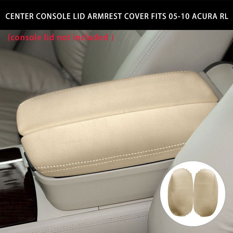 QZTECH Suitable for 2005-2010 acura rl leather center console cover armrest cover handhold case cover