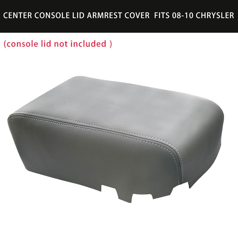 QZTECH Suitable for 08-10 Chrysler 300 center console cover armrest cover leather armrest case cover