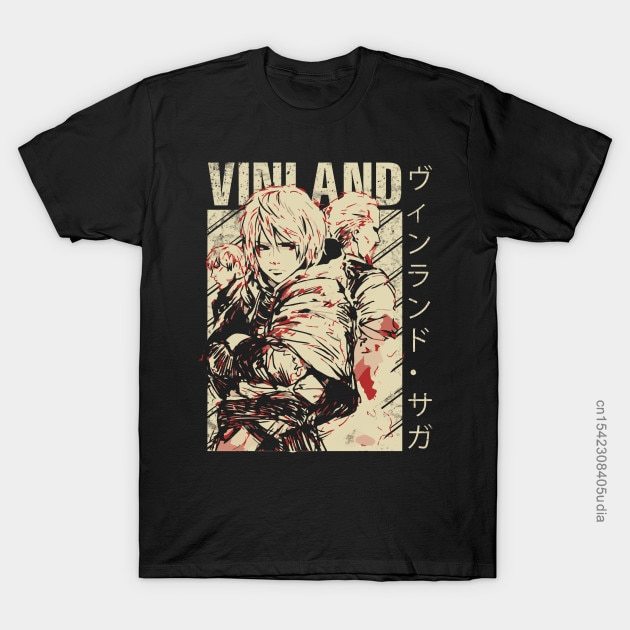 Men T Shirt Vinland Saga Tshirt Women Tshirts Men Cotton Tees Tops Hip Hop Harajuku Streetwear Camisas Hombre