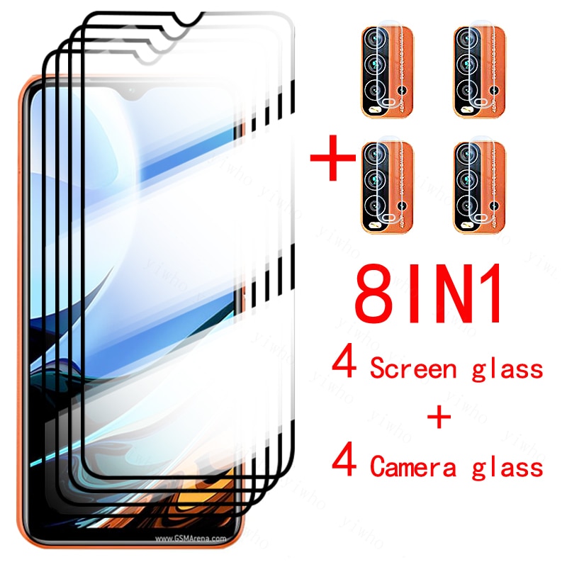 Camera + Tempered Glass For Xiaomi Redmi 9T Screen Protector Glass For Xiaomi Redmi 9T NFC Redme Redmy 9 T J19S 6.53" Lens 