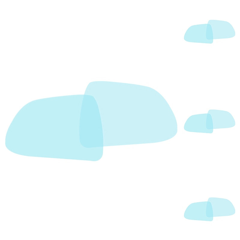 2Pcs Car Rearview Mirror Film Anti Rain Waterproof Anti-Scratch Clear Protective Car Membrane Sticker