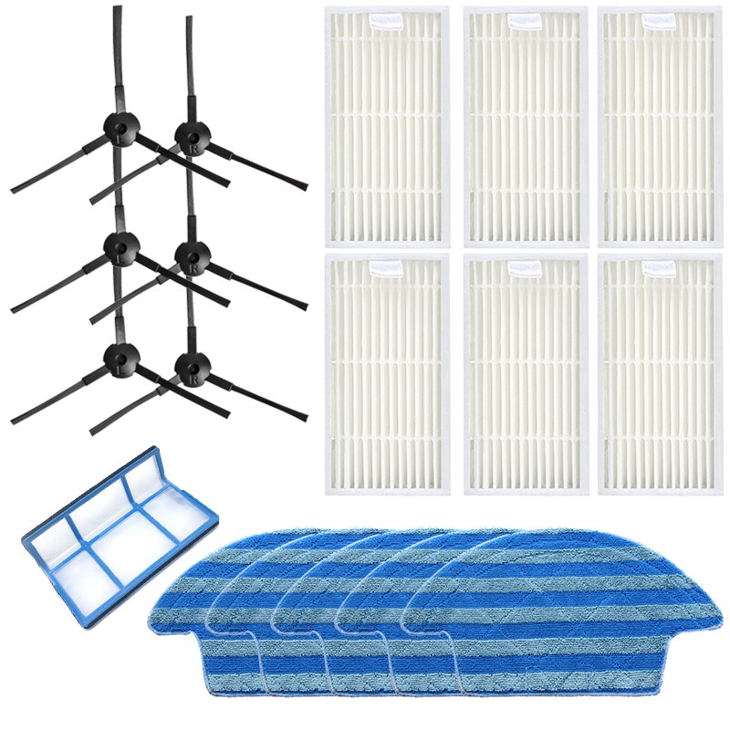 Side Brush Primary Dust Filter Efficient HEPA Mops for ilife iLife V55 Pro robot Vacuum Cleaner Parts