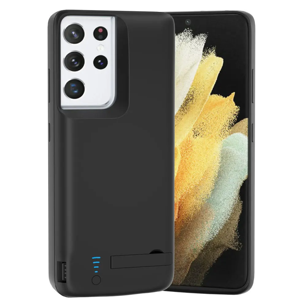 External Smart battery Battery Charger Cases For Samsung Galaxy S21 FE S22 Ultra Plus S20fe Portable Power Bank charging Cover