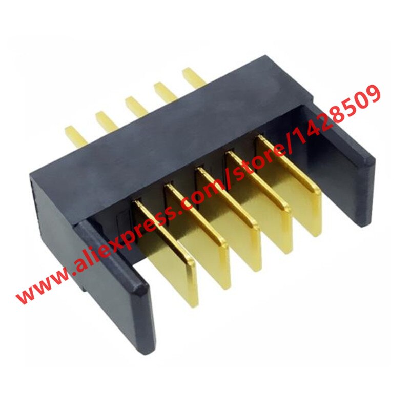 10pcs 2.00mm Pitch Male Interface 180 Degree Straight Insert Socket 5-pin 5A Large Current Laptop Battery Connector