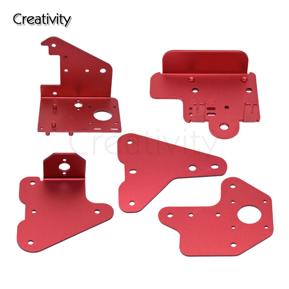 3D Printer CR-10S PRO Extruder XZ Axis Plate Fix Bracket Plate Front & Back Aluminum Holder For CR 10S Pro