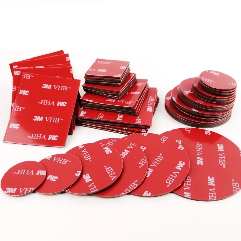 Acrylic Double-Sided Adhesive Tape VHB Strong Adhesive Patch Waterproof No Trace Self Adhesive Acrylic Two Sides Sticky Glue