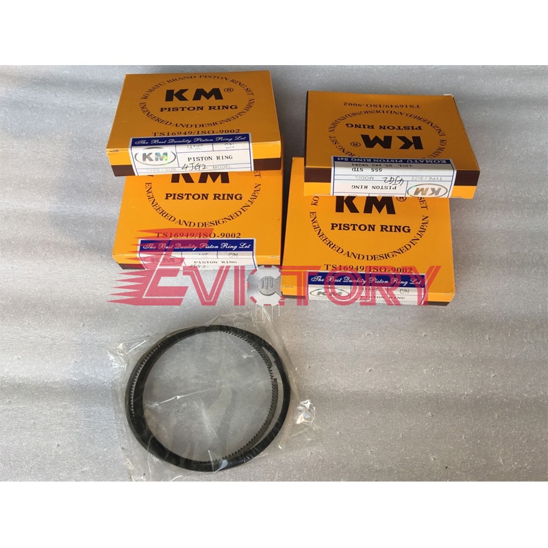 For ISUZU 4JJ1-T 4JJ1T rebuild kit overhaul head gasket bearing ring oil pump