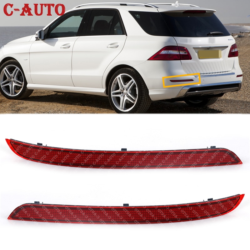Rear Bumper Brake Fog Lights A1668200174 A1668200074 For Mercedes Benz GL-Class W166 X166 2013-2015 bumper reflector Brake light