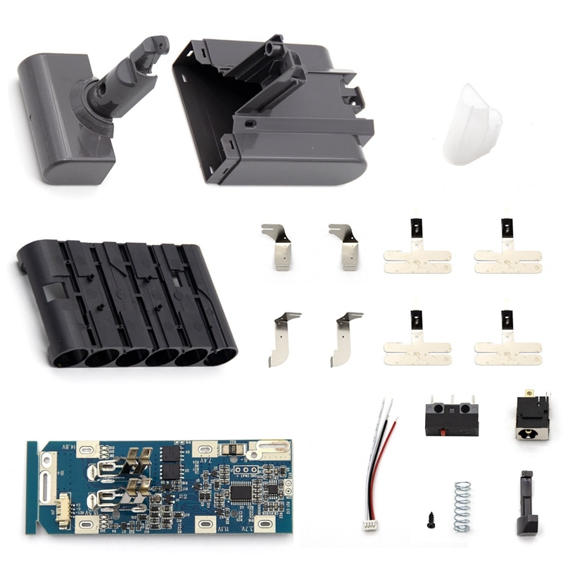 Li Battery Plastic Case Charging Protection Circuit Board PCB for Dyson V6 21.6V Exclusive Vacuum Cleaner