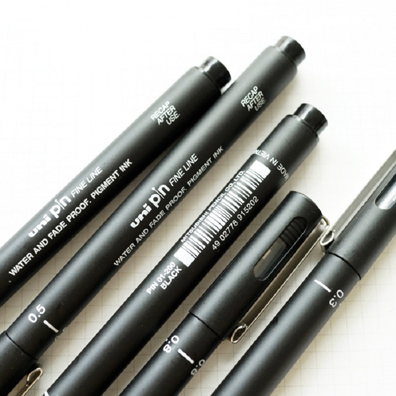 Drawing Pen Japanese Needle Pen Water-Based Drawing Pens Manga Design Sketch Stroke